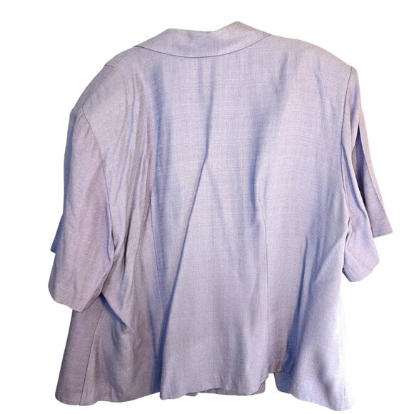 Cimarron 3X Women's Blazer Purple Suit Coat Plus Size 22W 24W Jacket 3XL XXXL - Picture 3 of 4